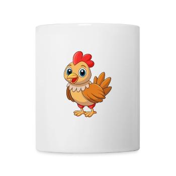 Chicken Cute Mascot Cartoon Character Kawaii - Mug - white - Front