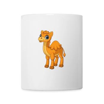 Camel Cute Mascot Cartoon Character Kawaii - Mug - white - Front