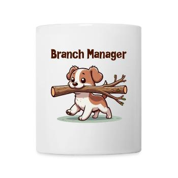 Proud Branch Manager - Stolzer Zweigstellenleiter - Tasse - Weiß - Vorne
