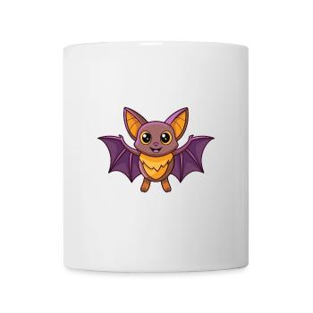 Bat Cute Mascot Cartoon Character Kawaii - Mug - white - Front