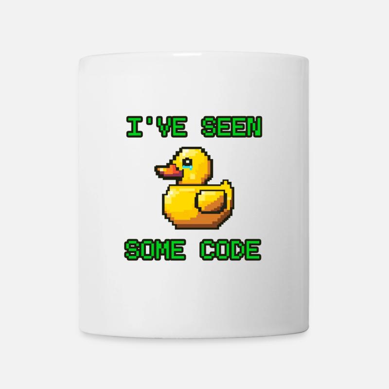 Pixel Duck I’ve Seen Some Code - Mug - white