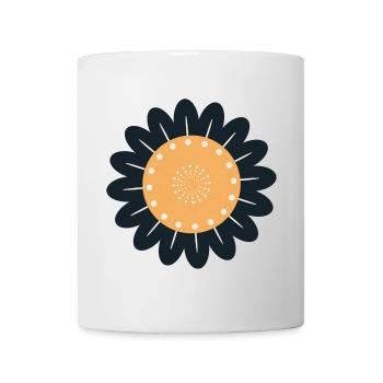 Noir et fleur d’oranger - Mug blanc - blanc - Devant