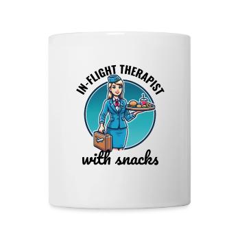 Flugbegleiter Flugbegleiter Flugcabin Crew Personal der Fluggesellschaft - Tasse - Weiß - Vorne