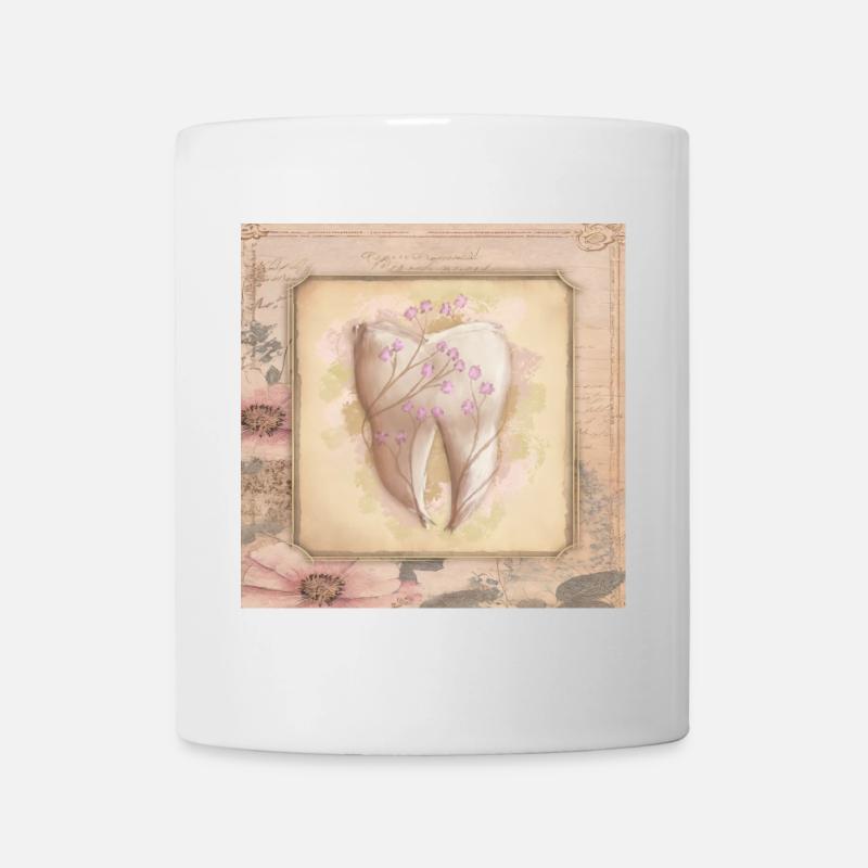 Vintage Art for Dentist & Dental Assistant - Mug - white