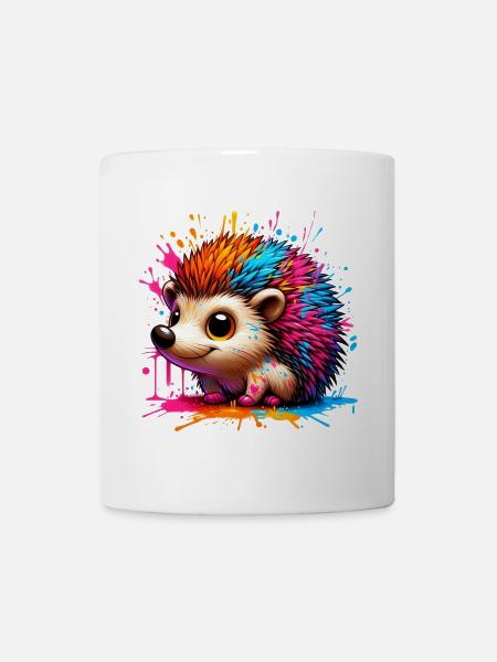 Igel - Tasse - Weiß
