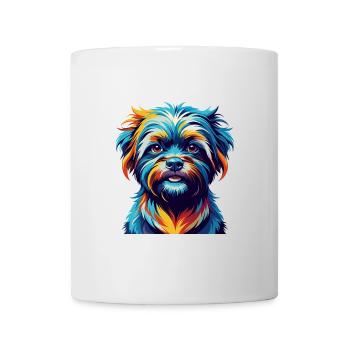 Affenpinscher Dog Breed Colorful Cartoon Kawaii - Mug - white - Front