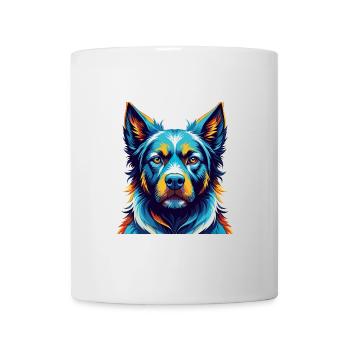 Molossus Hund Rasse Bunt Karikatur Kawaii - Tasse - Weiß - Vorne