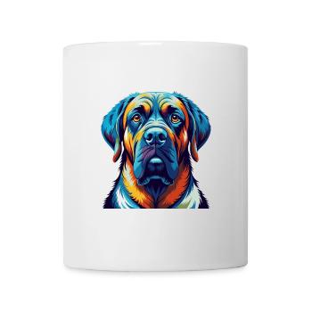 Belgische Dogge Hunderasse Bunte Karikatur Kawaii - Tasse - Weiß - Vorne