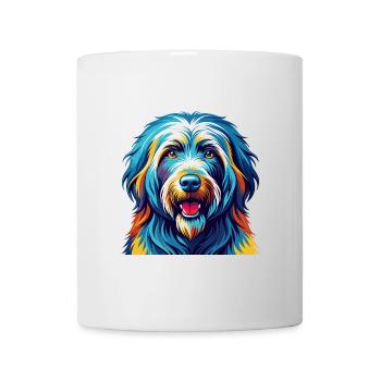 Bergamasco Sheepdog Breed Colorful Cartoon Kawaii - Mug - white - Front