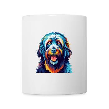 Bergamasker Hunderasse Bunte Karikatur Kawaii - Tasse - Weiß - Vorne
