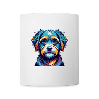 Bolognese Dog Breed Colorful Cartoon Kawaii - Mug - white - Front