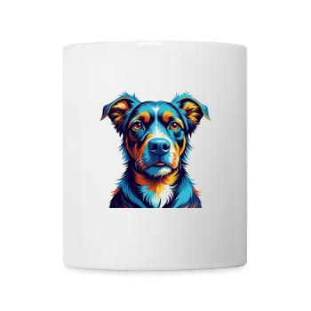 Braque Auvergne Dog Breed Colorful Cartoon Kawaii - Mug - white - Front