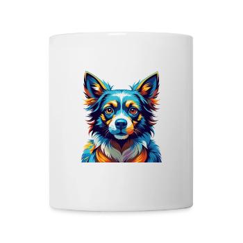 Chippiparai Dog Breed Colorful Cartoon Kawaii - Mug - white - Front