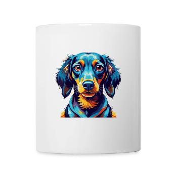 Dachshund Dog Breed Colorful Cartoon Kawaii - Mug - white - Front