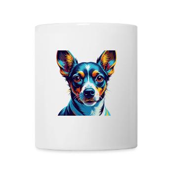 Decker Rat Terrier Chien Race Dessin Animé Kawaii - Mug blanc - blanc - Devant
