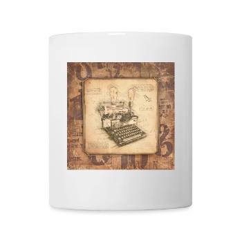 Art vintage pour les auteurs et les écrivains - Mug blanc - blanc - Devant