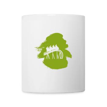 Achterbahn Rummel - Tasse - Weiß - Vorne