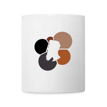 Barbe Sir Poils du visage - Mug blanc - blanc - Devant