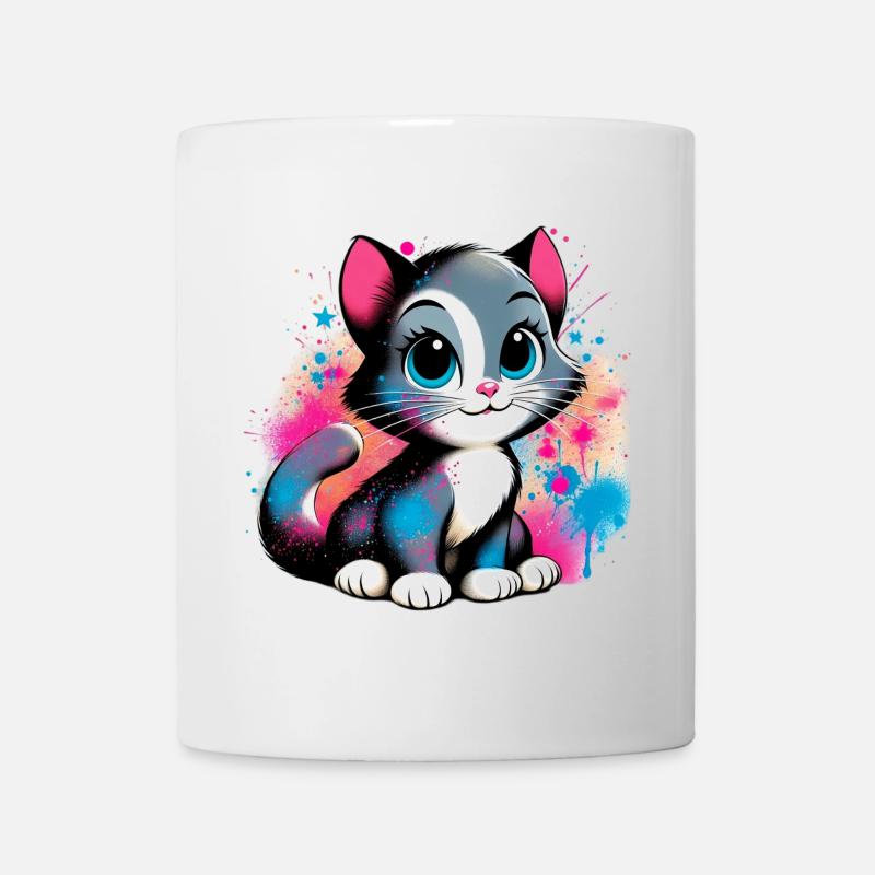 Katze - Tasse - Weiß