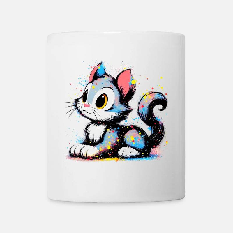 Katze - Tasse - Weiß
