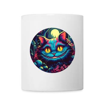 Grinsekatze Alice im Wunderland Zauberwald - Tasse - Weiß - Vorne