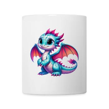Drache - Tasse - Weiß - Vorne