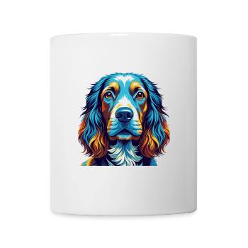Englischer Cocker Spaniel Hunderasse Karikatur Kawaii - Tasse - Weiß - Vorne