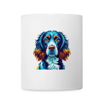 Munsterlander Dog Breed Colorful Cartoon Kawaii - Mug - white - Front