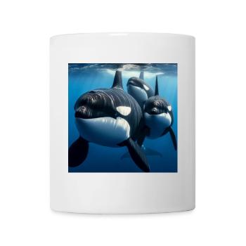 Orcas - Tasse - Weiß - Vorne