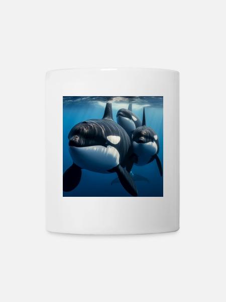 Orcas - Tasse - Weiß