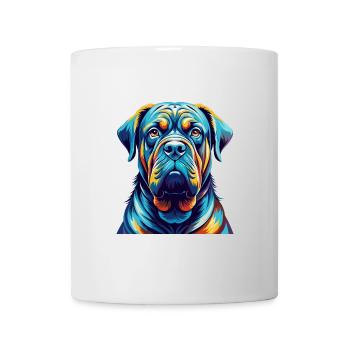 Neapolitanische Dogge Hunderasse Karikatur Kawaii - Tasse - Weiß - Vorne