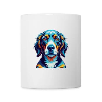 Estnische Windhundrasse Bunte Karikatur Kawaii - Tasse - Weiß - Vorne