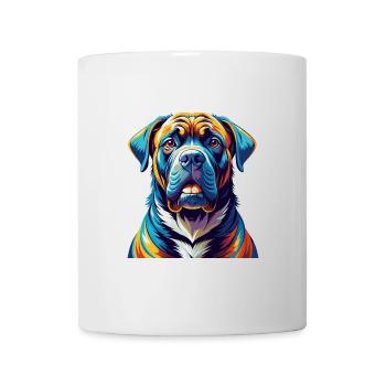 Brasileiro Race Chien Dessin animé Coloré Kawaii - Mug blanc - blanc - Devant