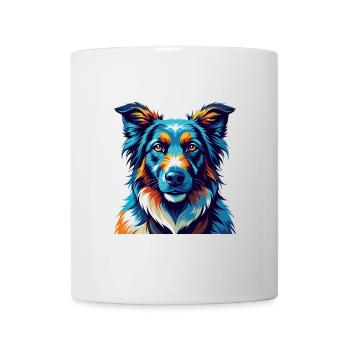 Georgischer Schäferhund Rasse Karikatur Kawaii - Tasse - Weiß - Vorne
