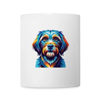 Griffon Fauve De Bretagne Race De Chien Dessin Animé Kawaii - Mug blanc - blanc - Devant