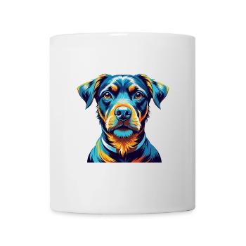 Deutscher Jagdterrier Hunderasse Cartoon Kawaii - Tasse - Weiß - Vorne