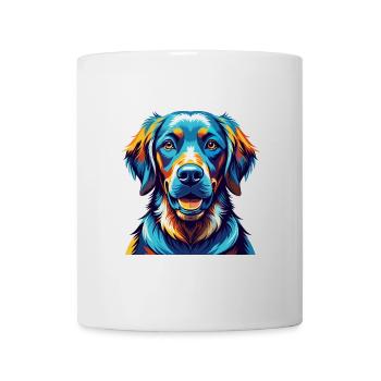 Goldador Dog Breed Colorful Cartoon Kawaii - Mug - white - Front