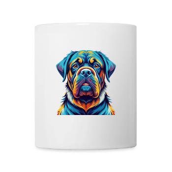 Majorque Mastiff Chien Race Coloré Dessin Animé Kawaii - Mug blanc - blanc - Devant