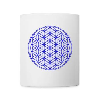 Fleur de vie | Couleur changeante - Mug blanc - blanc - Devant