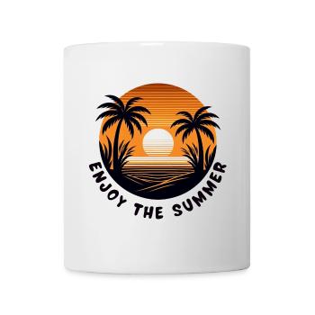 Enjoy the summer - Mug - white - Front