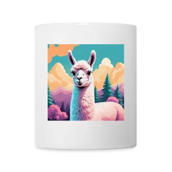 Lama - Mug - white - Front