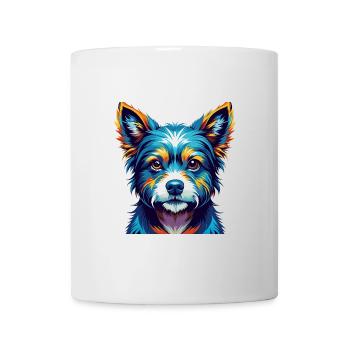 Terrier japonais chien race coloré dessin animé Kawaii - Mug blanc - blanc - Devant