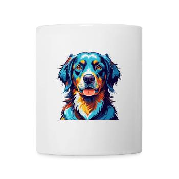 Hovawart Chien Race Coloré Dessin Animé Kawaii - Mug blanc - blanc - Devant