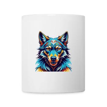 Kunming Wolfdog Rasse Bunte Karikatur Kawaii - Tasse - Weiß - Vorne