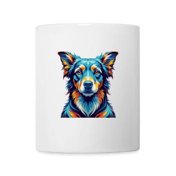 Lettische Laufhundrasse Bunte Karikatur Kawaii - Tasse - Weiß - Vorne