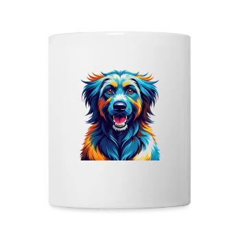 Kuchi Afghan Shepard Dog Breed Cartoon Kawaii - Mug - white - Front