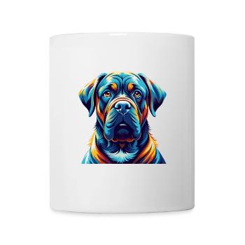 Mastiff Hunderasse Bunte Karikatur Kawaii - Tasse - Weiß - Vorne