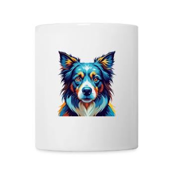 Picardy Sheepdog Breed Colorful Cartoon Kawaii - Mug - white - Front
