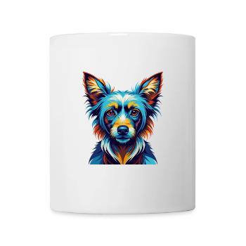 Péruvien Inca Orchidée Chien Race Dessin Animé Kawaii - Mug blanc - blanc - Devant