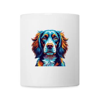 Épagneul picard Race de chien Coloré Dessin animé Kawaii - Mug blanc - blanc - Devant